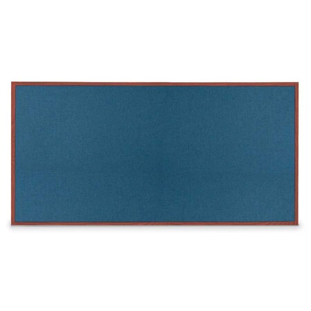 United Visual Products Combo Board, 72"x48", Black Frame/Black Porcelain & Rubber UVDECORK7248B-BLKPORC-RUBBER